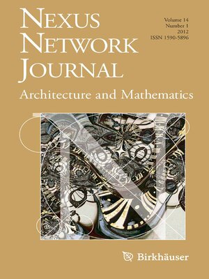 cover image of Nexus Network Journal 14,1